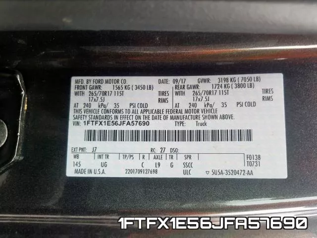 1FTFX1E56JFA57690 фото 2