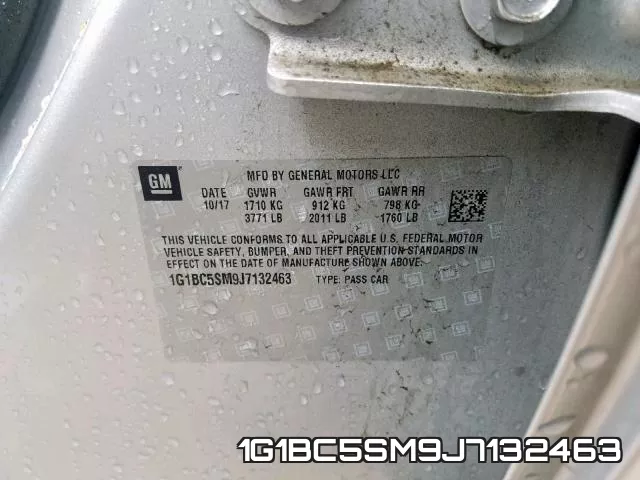 1G1BC5SM9J7132463 фото 2