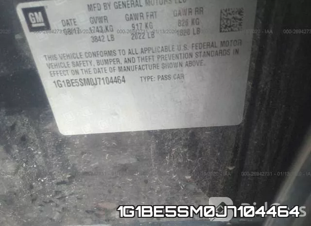 1G1BE5SM0J7104464 фото 10