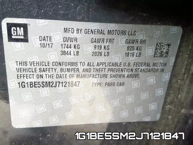 1G1BE5SM2J7121847 фото 2