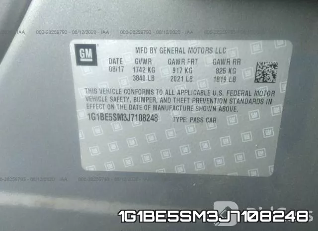 1G1BE5SM3J7108248 фото 10