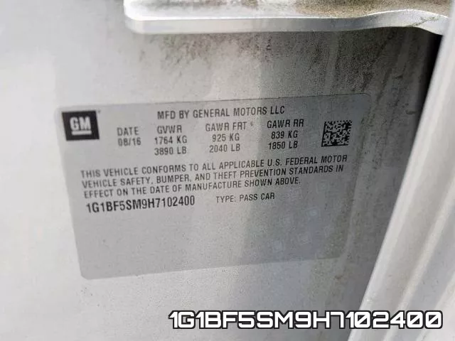 1G1BF5SM9H7102400 фото 2