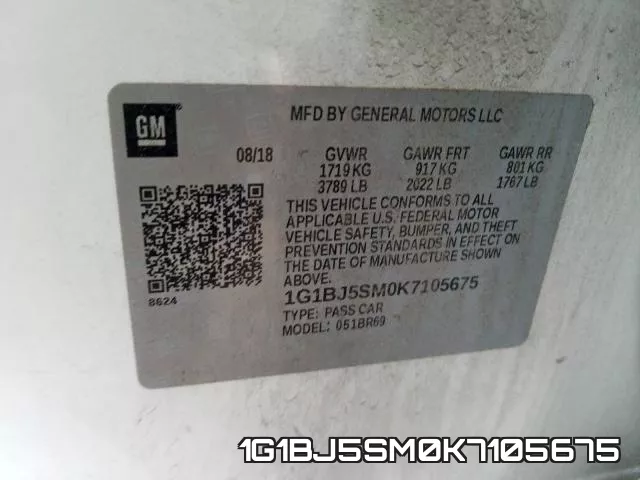 1G1BJ5SM0K7105675 фото 2