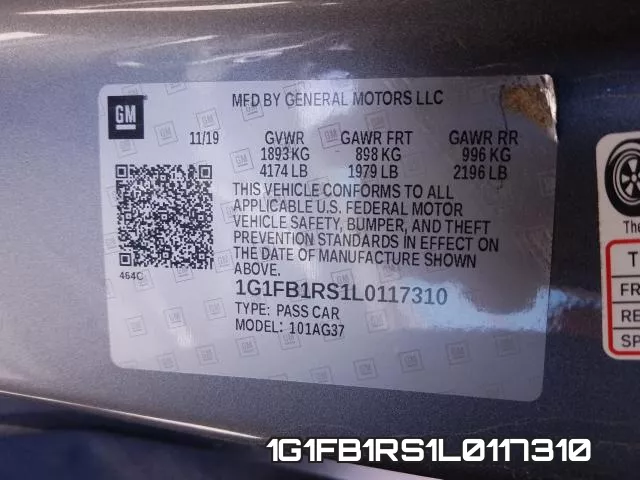 1G1FB1RS1L0117310 фото 2