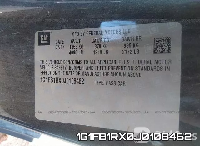 1G1FB1RX0J0108462 фото 10