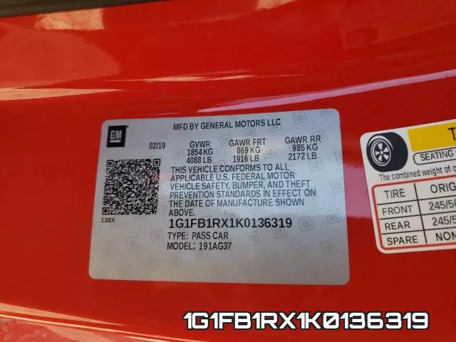 1G1FB1RX1K0136319 фото 2