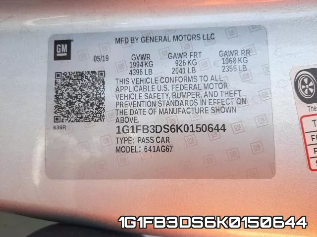 1G1FB3DS6K0150644 фото 2