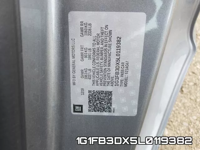 1G1FB3DX5L0119382 фото 2