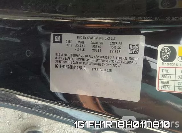 1G1FH1R78H0117810 фото 10