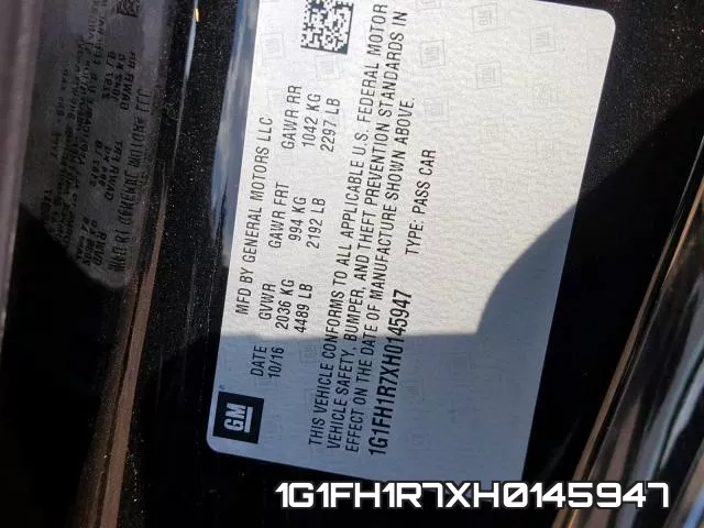 1G1FH1R7XH0145947 фото 2