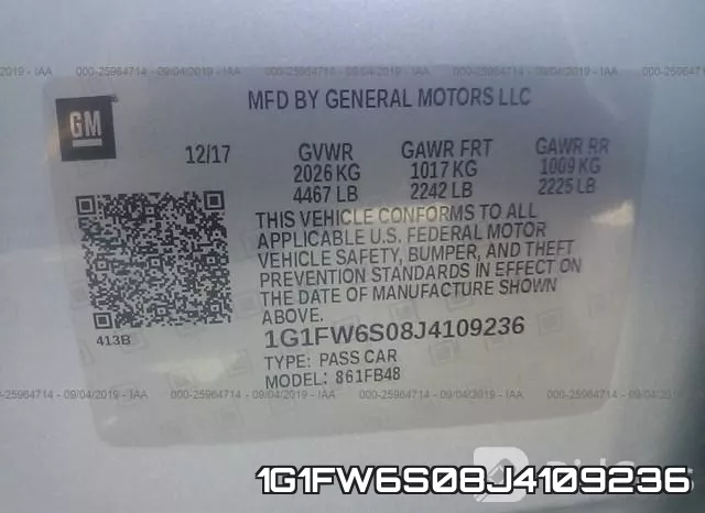 1G1FW6S08J4109236 фото 10