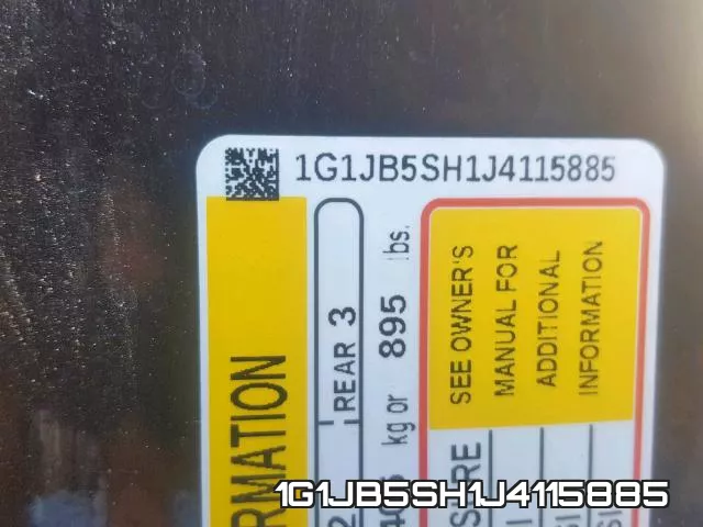 1G1JB5SH1J4115885 фото 2