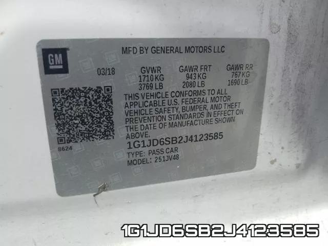 1G1JD6SB2J4123585 фото 2