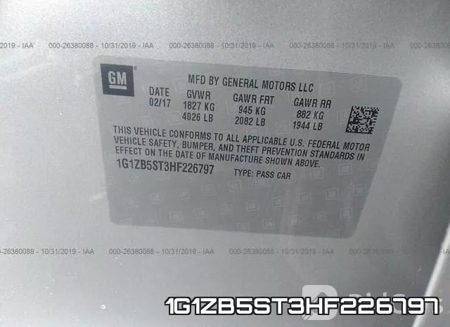 1G1ZB5ST3HF226797 фото 10
