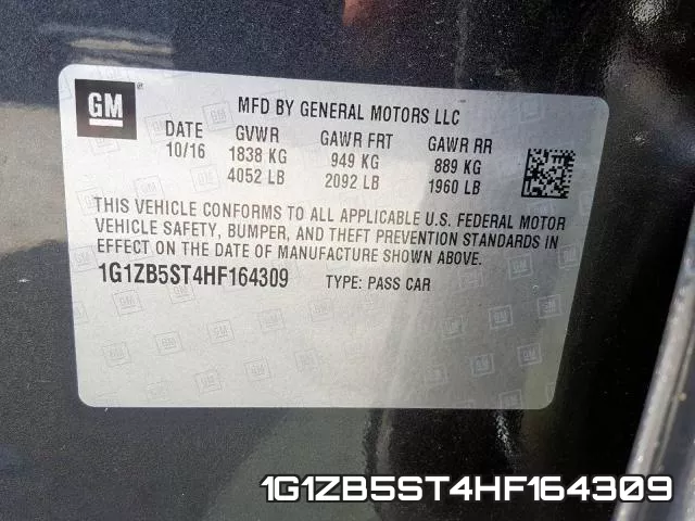 1G1ZB5ST4HF164309 фото 2
