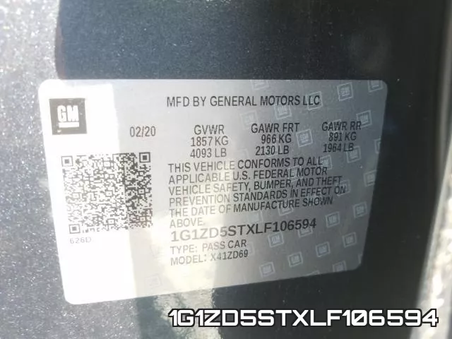 1G1ZD5STXLF106594 фото 2