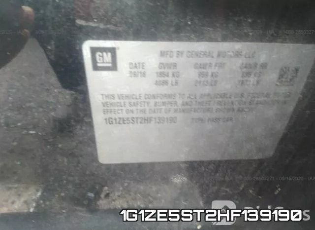 1G1ZE5ST2HF139190 фото 10