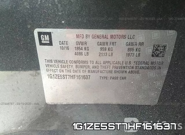 1G1ZE5ST7HF161637 фото 10