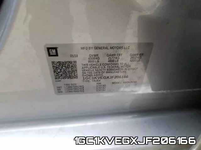 1GC1KVEGXJF206166 фото 2