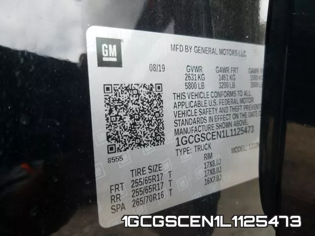 1GCGSCEN1L1125473 фото 2