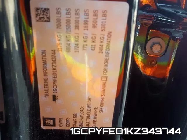 1GCPYFED1KZ343744 фото 2