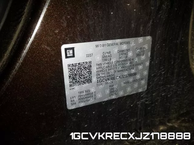 1GCVKRECXJZ178888 фото 2