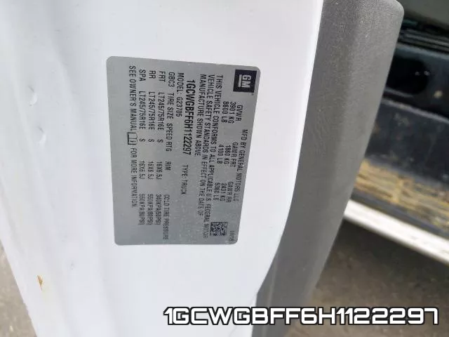1GCWGBFF6H1122297 фото 2