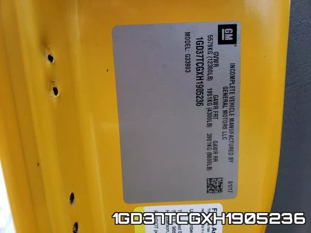 1GD37TCGXH1905236 фото 2
