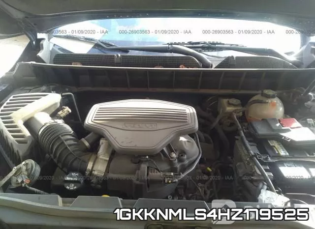 1GKKNMLS4HZ179525 фото 2