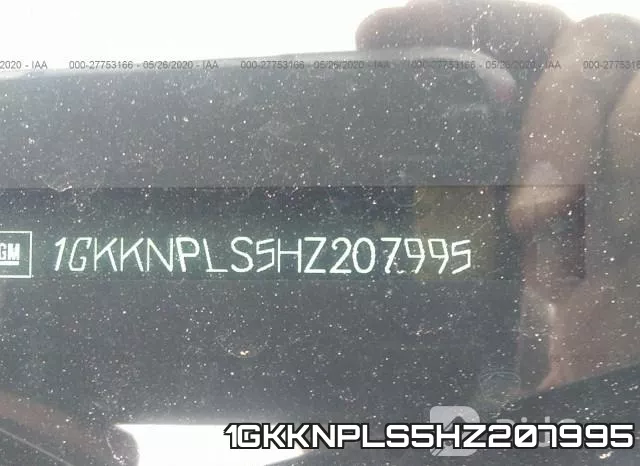 1GKKNPLS5HZ207995 фото 10