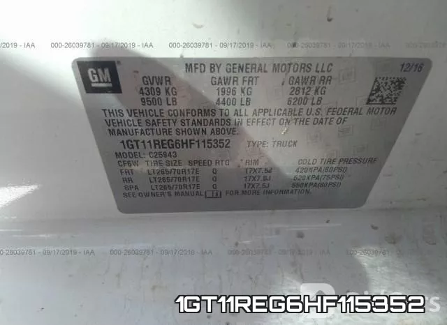 1GT11REG6HF115352 фото 10