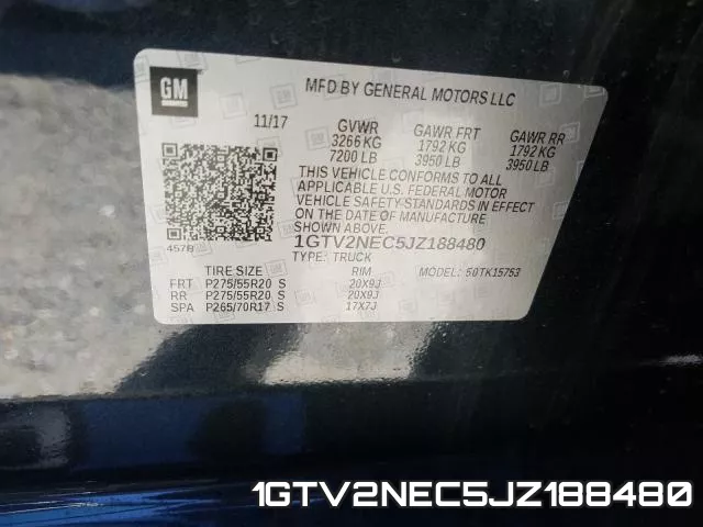 1GTV2NEC5JZ188480 фото 2