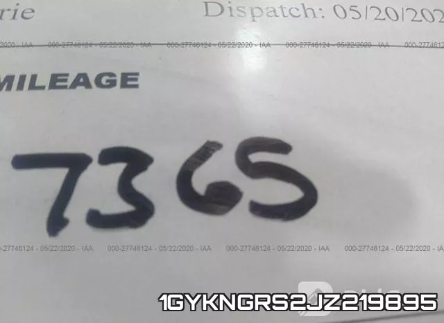 1GYKNGRS2JZ219895 фото 8
