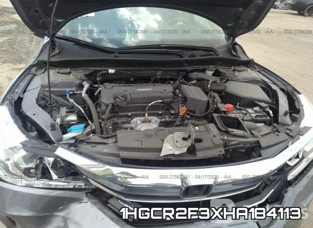 1HGCR2F3XHA184113 фото 2