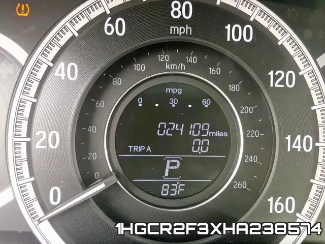 1HGCR2F3XHA238574 фото 9