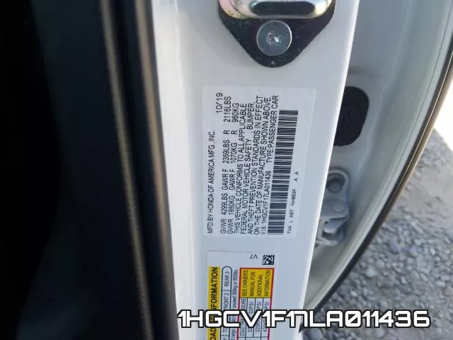 1HGCV1F17LA011436 фото 2
