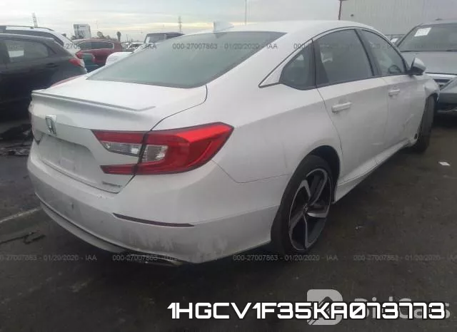 1HGCV1F35KA073773 фото 5