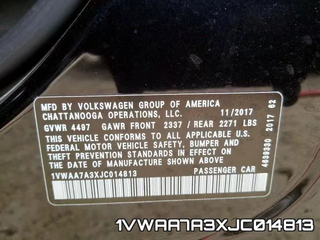 1VWAA7A3XJC014813 фото 2