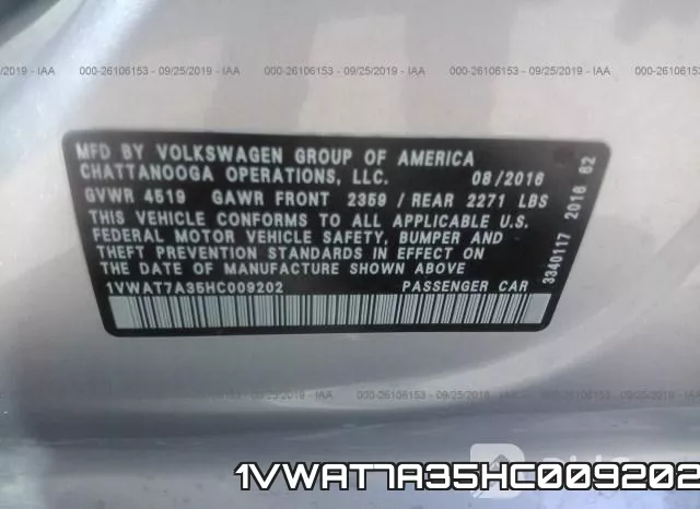 1VWAT7A35HC009202 фото 10