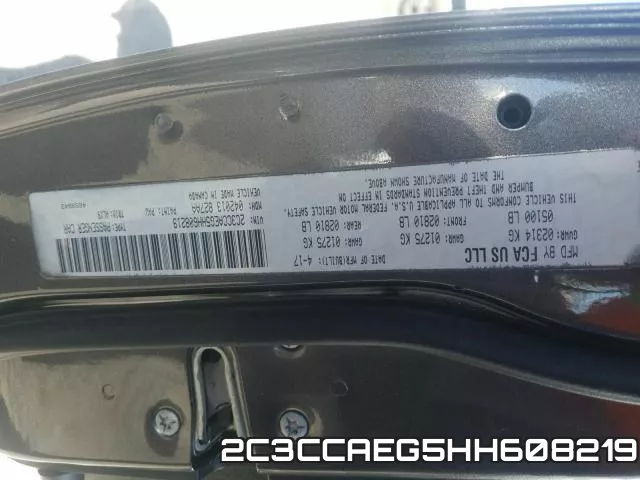 2C3CCAEG5HH608219 фото 2