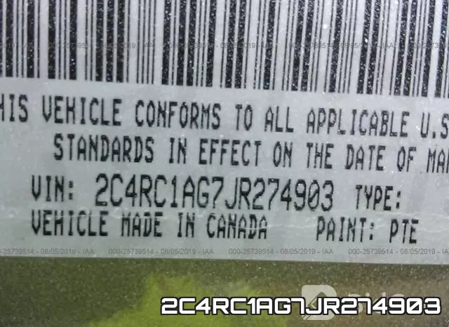 2C4RC1AG7JR274903 фото 10