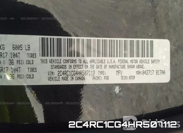 2C4RC1CG4HR507112 фото 10