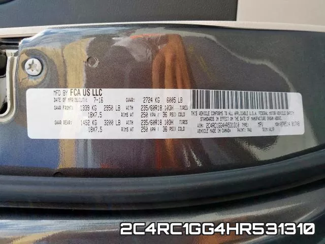 2C4RC1GG4HR531310 фото 2