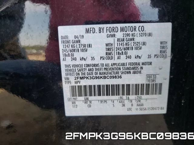 2FMPK3G96KBC09836 фото 2