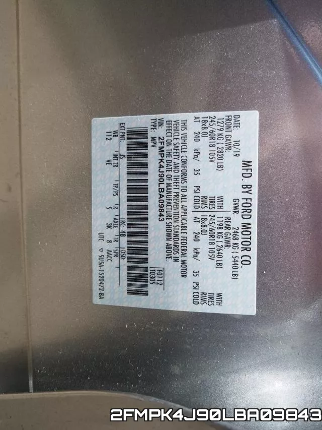 2FMPK4J90LBA09843 фото 2