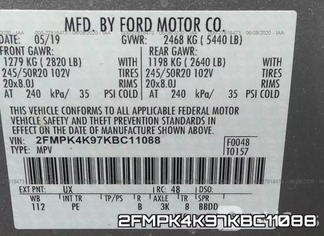 2FMPK4K97KBC11088 фото 10