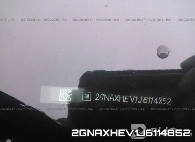 2GNAXHEV1J6114852 фото 10
