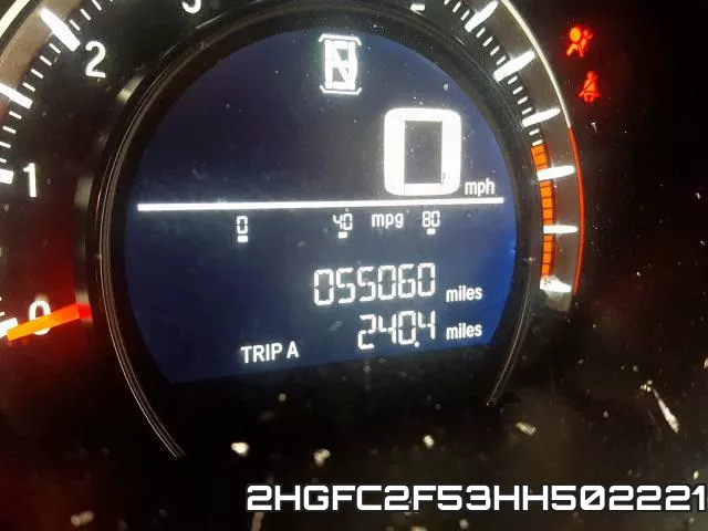 2HGFC2F53HH502221 фото 9