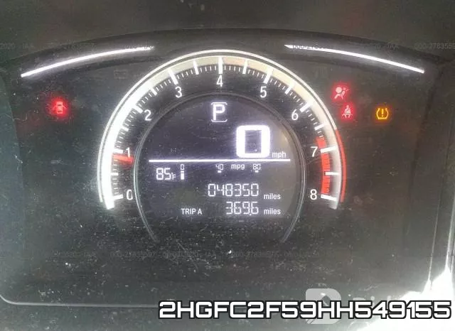 2HGFC2F59HH549155 фото 8