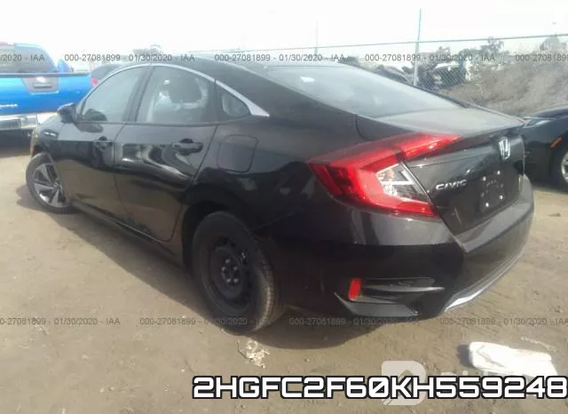 2HGFC2F60KH559248 фото 4